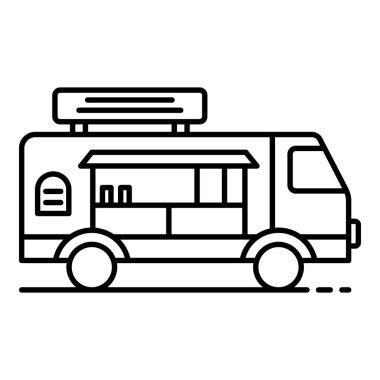 Çikolata araç simgesini, anahat stili