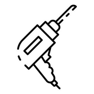 Matkap makinesi simgesi, özet biçimi