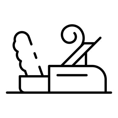 Ahşap düzlem simgesi, taslak biçimi