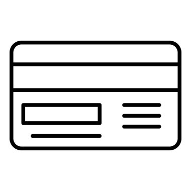 Kredi kartı simgesi, özet biçimi