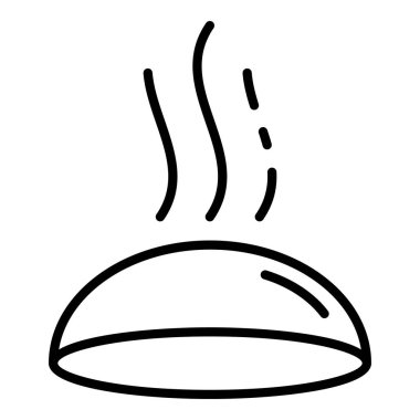 Sıcak Kontakt lens simgesi, anahat stili