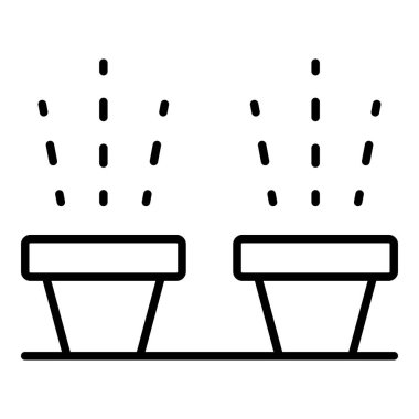 Sulama pot simgesi, anahat stili