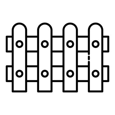 Bahçe Çiti simgesi, anahat stili