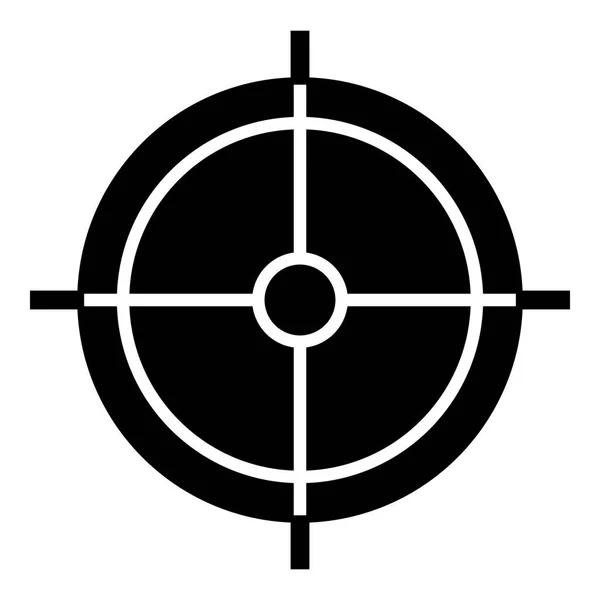 Periskop ikonu zaměřovacího kříže, jednoduchý styl — Stockový vektor