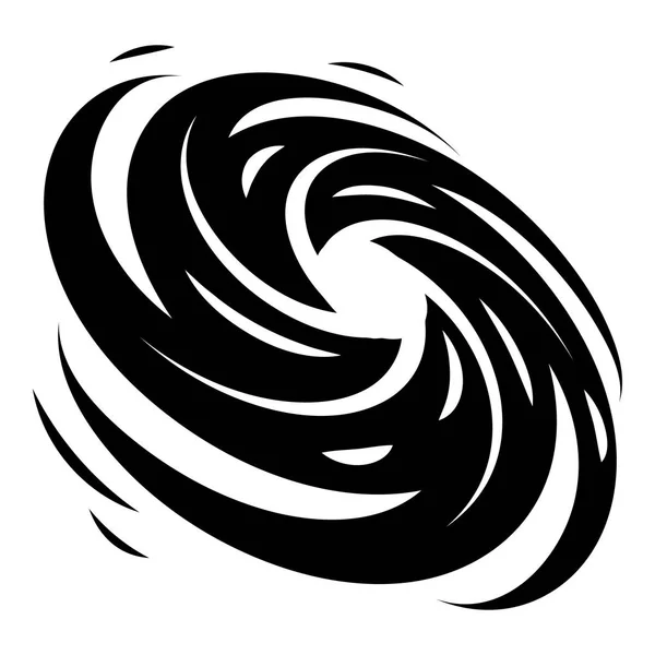 Icono de tornado satelital, estilo simple — Vector de stock