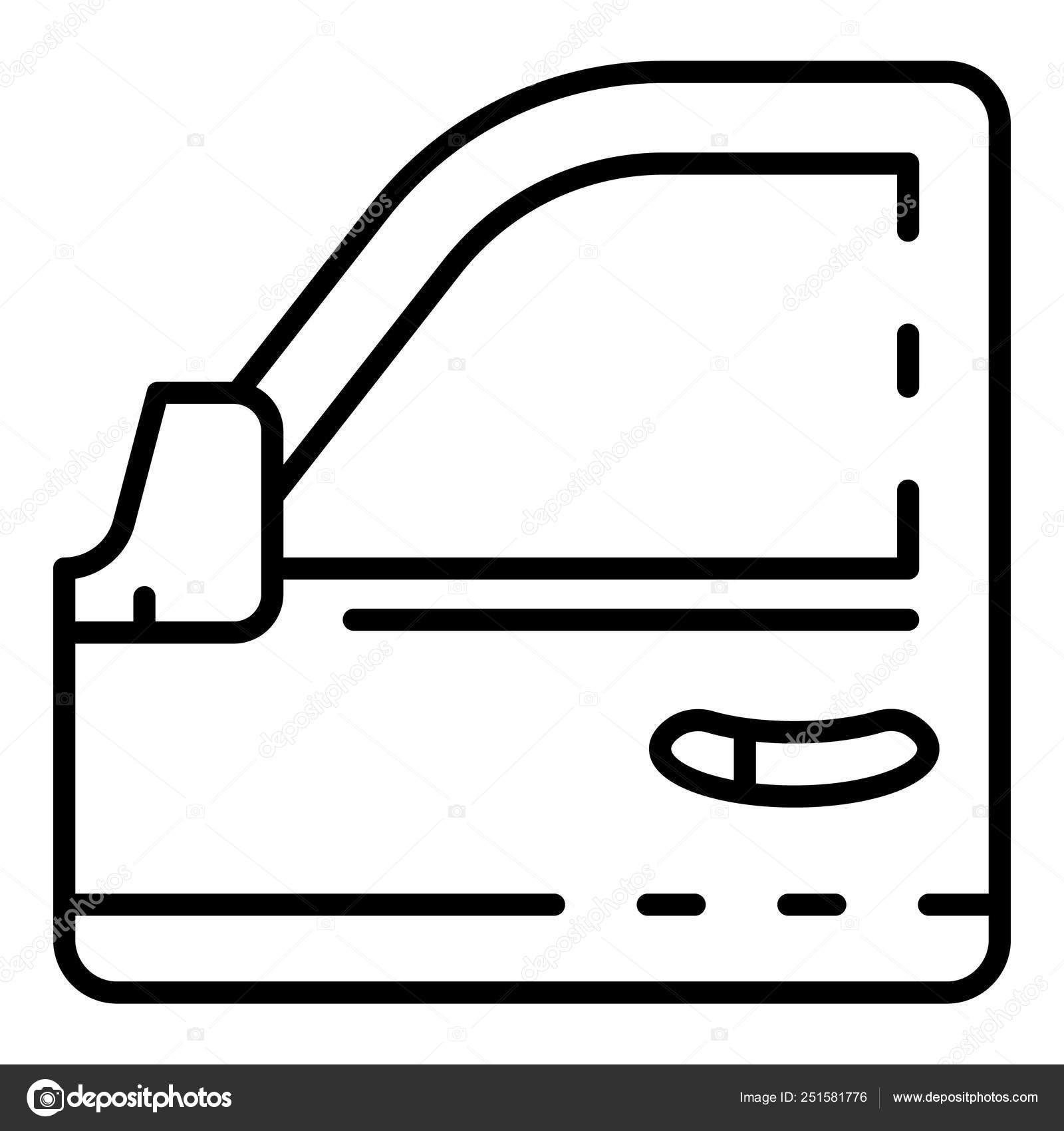 Icon Car Door Outline Car Door Icon Outline Style