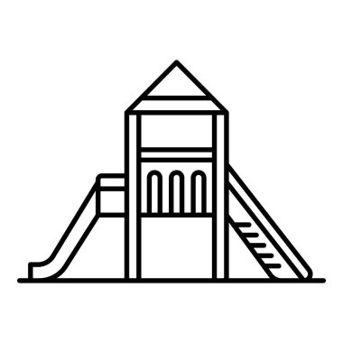 Ev slayt simgesi, anahat stili