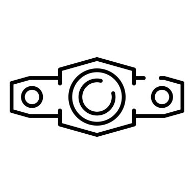 Sis araba hafif simgesi, anahat stili