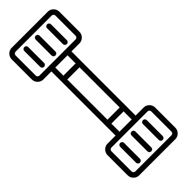 Icono de barra de deporte, estilo de contorno — Vector de stock