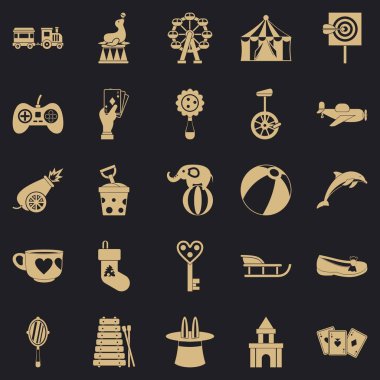 Tad Icons set, basit tarzı