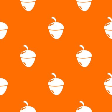 Meşe palamudu desen vektör turuncu