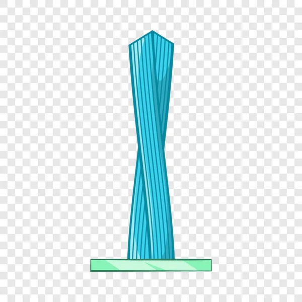 Emiraten toren pictogram, cartoon stijl — Stockvector
