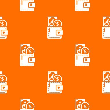 Çanta desen vektör turuncu