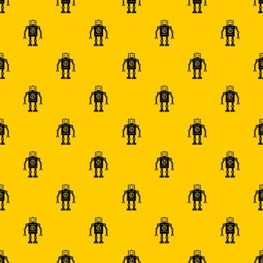 Retro robot tasarlamak vektör