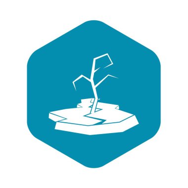 Kuraklık simgesi, basit tarzı