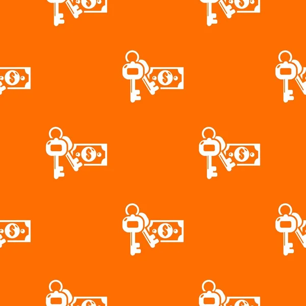 Modèle d'argent sûr vecteur orange — Image vectorielle