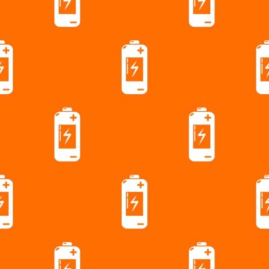 Batarya desen vektör portakal