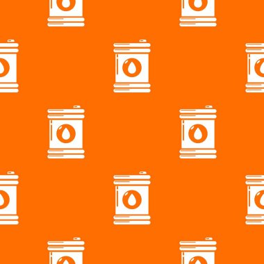 Petrol desen vektör turuncu