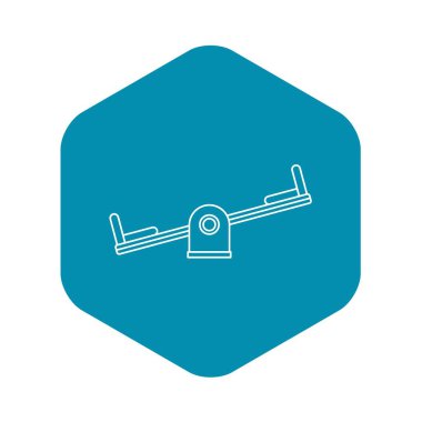 Bir bahçesi simgesini, anahat stili tahterevalli