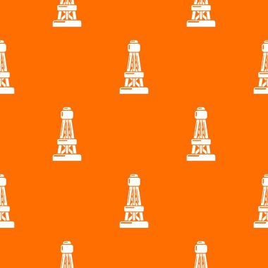 Güç hattı desen vektör turuncu