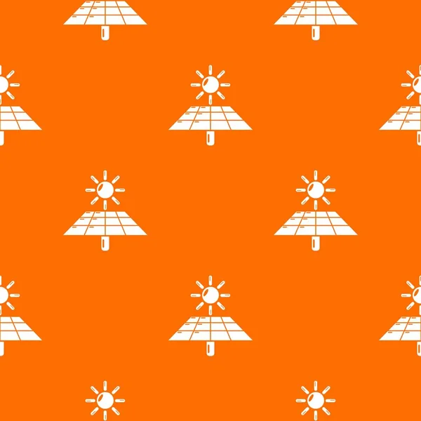 Πορτοκαλί διάνυσμα μοτίβο ηλιακή ενέργεια — Διανυσματικό Αρχείο