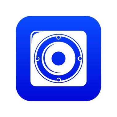 Hoparlör simgesi mavi vektör