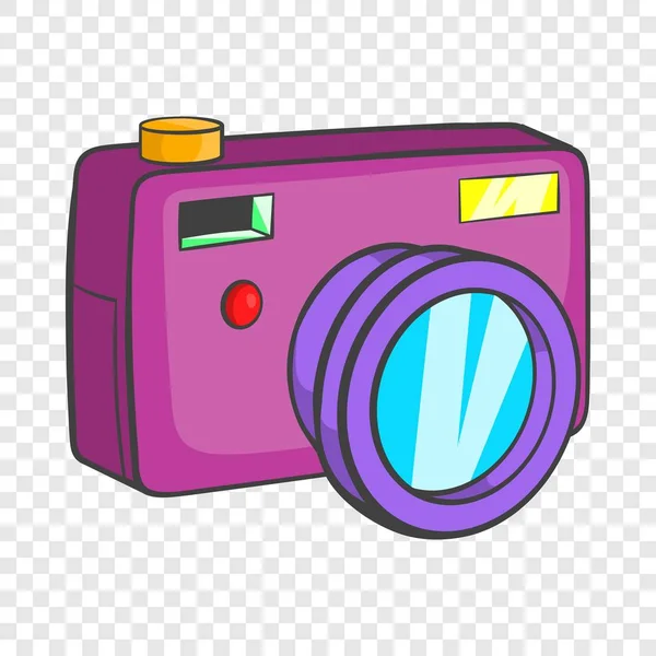 Camera-icoontje, cartoon stijl — Stockvector