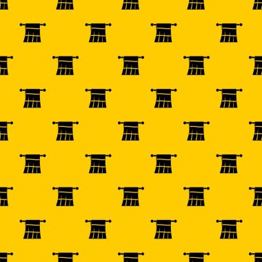 Havlu üzerinde bir askı tasarlamak vektör