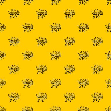 Kaboom, patlama tasarlamak vektör