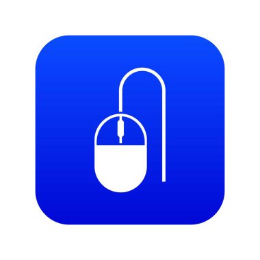 Bilgisayar fare simgesi dijital mavi