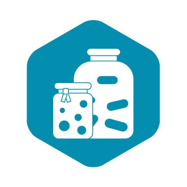 Kavanoz turşu sebze ve reçel simgesi