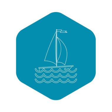 Gemi yat simgesi, basit tarzı