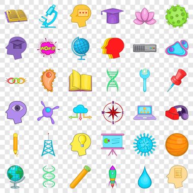 Yaratıcı iş simgeler kümesi, karikatür tarzı