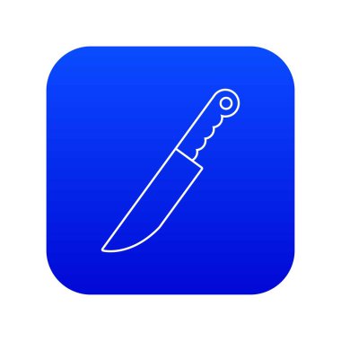 Bıçak mavi simge vektör