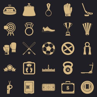 Hokey Icons set, basit tarzı