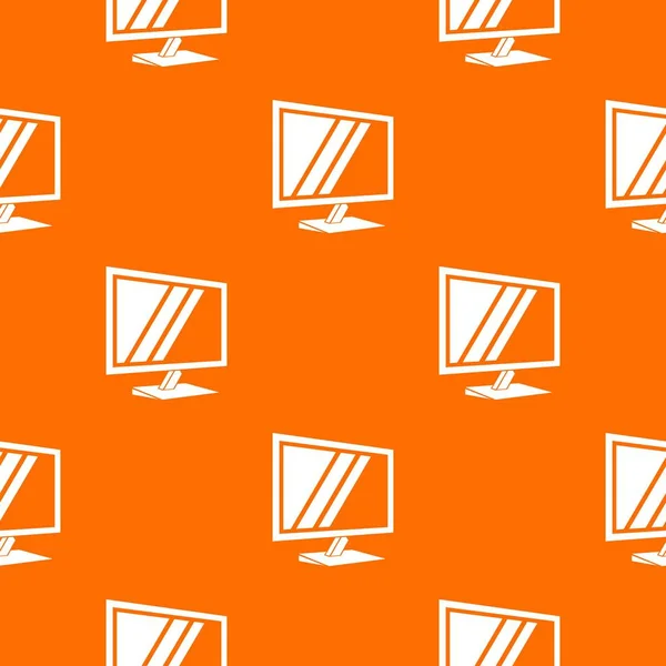 Padrão de TV vetor laranja — Vetor de Stock