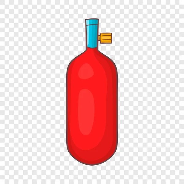 Gas hand grenade icon, cartoon style — Stock Vector