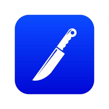 Bıçak mavi simge vektör