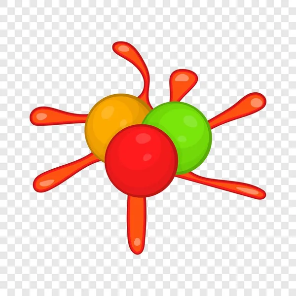 Icono de Paintball blob en estilo de dibujos animados — Vector de stock