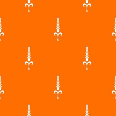Titrek buğday desen vektör turuncu