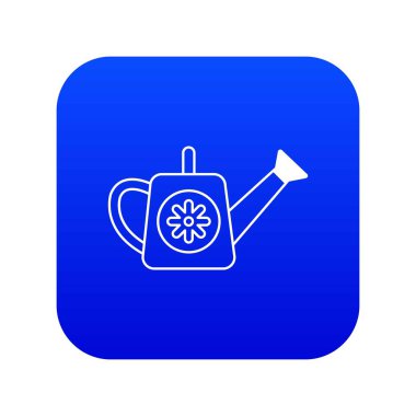 Sulama olabilir mavi simge vektör