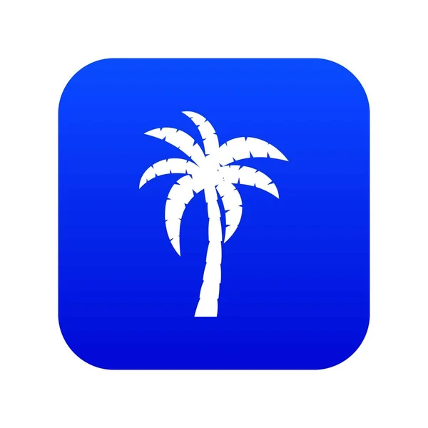 Palm simgesi dijital mavi — Stok Vektör
