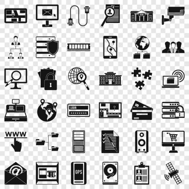 Veri güvenlik simgeler kümesi, basit tarzı