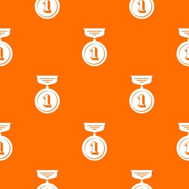 Madalya tasarlamak turuncu vektör