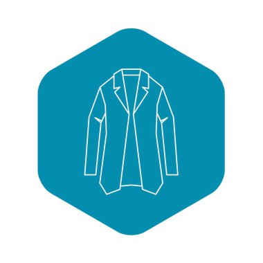 Ceket simgesi, anahat stili