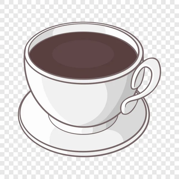 漫画のスタイルのアイコンをコーヒーのカップ — ストックベクタ