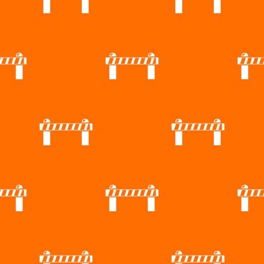 Bariyer desen vektör turuncu