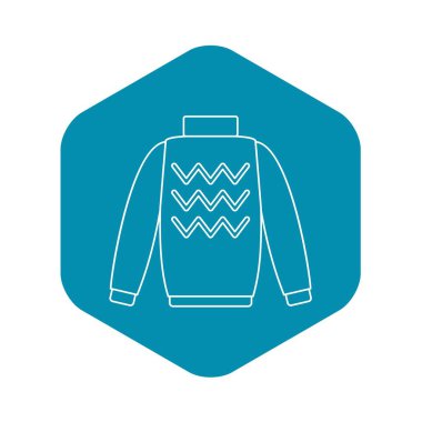 Kazak simgesi, anahat stili