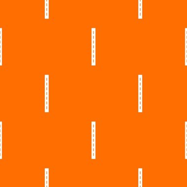 Tek şeritli bir yol desen vektör turuncu