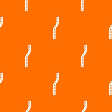 Sağ kalıp vektör turuncu yol